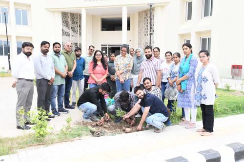 IIM Jammu Organizes Plantation Drive to Commemorate World Environment Day 2024